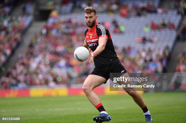 Dublin , Ireland - 26 August 2017; Aidan O'Shea of Mayo during the GAA Football All-Ireland Senior Championship Semi-Final Replay match between Kerry...