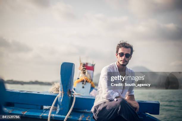 enjoying boat ride - manly ferry stock pictures, royalty-free photos & images