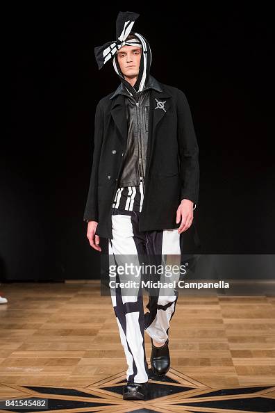 A model walks the runway during the Johannes Adele presentation in ...