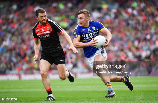 Dublin , Ireland - 26 August 2017; James O'Donoghue of Kerry during the GAA Football All-Ireland Senior Championship Semi-Final Replay match between...