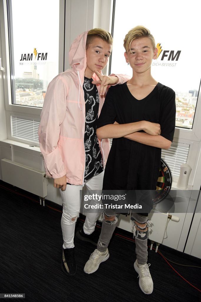 Marcus & Martinus Visit 93,6 JAM FM Takeover In Berlin