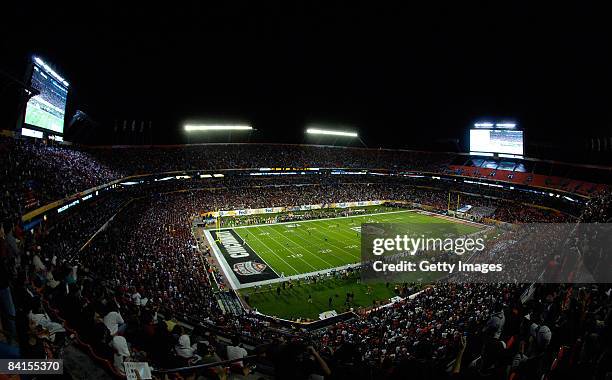 The Virginia Tech Hokies kickoff against the Cincinnati Bearcats during the FedEx Orange Bowl at Dolphin Stadium on January 1, 2009 in Miami, Florida.