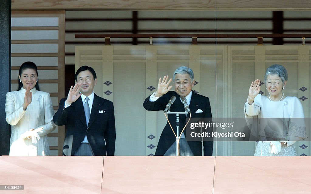 Japanese Royals Celebrate The New Year