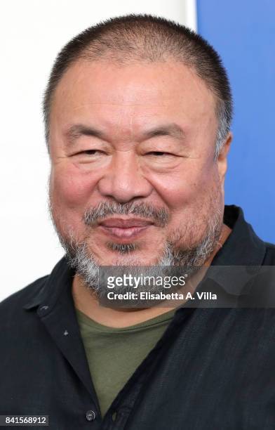 Ai Weiwei attends the 'Human Flow' photocall during the 74th Venice Film Festival on September 1, 2017 in Venice, Italy.