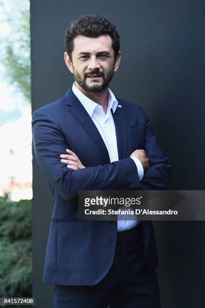 Vinicio Marchioni attends 'Il Contagio' photocall during the 74th Venice Film Festival at Villa degli Autori on September 1, 2017 in Venice, Italy.