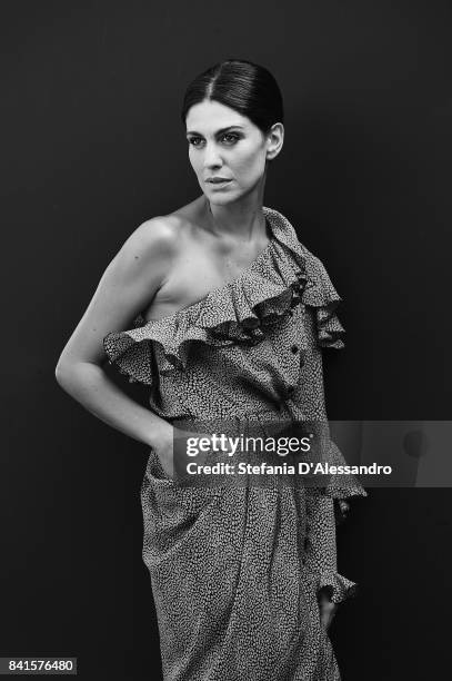 Giulia Bevilacqua attends 'Il Contagio' photocall during the 74th Venice Film Festival at Villa degli Autori on September 1, 2017 in Venice, Italy.