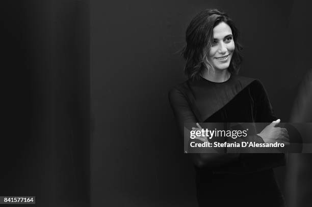 Anna Foglietta attends 'Il Contagio' photocall during the 74th Venice Film Festival at Villa degli Autori on September 1, 2017 in Venice, Italy.