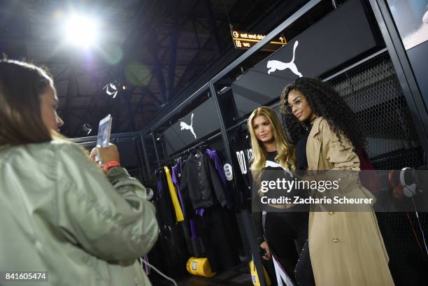 Selfie Hour with Pamela Reif at the Puma Lab during the Bread & Butter by Zalando at Arena Hall, arena Berlin on September 1, 2017 in Berlin, Germany.