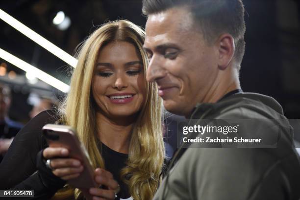 Selfie Hour with Pamela Reif at the Puma Lab during the Bread & Butter by Zalando at Arena Hall, arena Berlin on September 1, 2017 in Berlin, Germany.