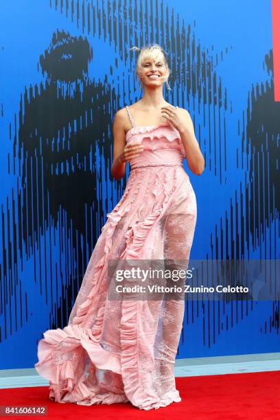 Karolina Kurkova attends the Franca Sozzani Award during the 74th Venice Film Festival on September 1, 2017 in Venice, Italy.