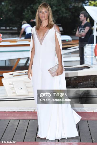 Gaia Trussardi is seen during the 74. Venice Film Festival on September 1, 2017 in Venice, Italy.