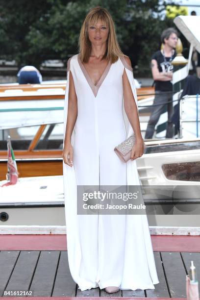 Gaia Trussardi is seen during the 74. Venice Film Festival on September 1, 2017 in Venice, Italy.