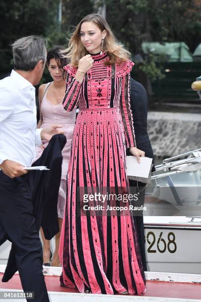 Beatrice Borromeo is seen during the 74. Venice Film Festival on September 1, 2017 in Venice, Italy.