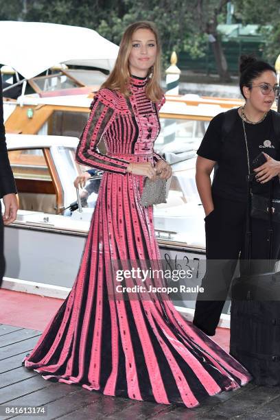 Beatrice Borromeo is seen during the 74. Venice Film Festival on September 1, 2017 in Venice, Italy.