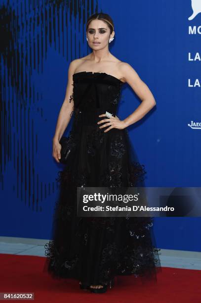 Greta Scarano attends the Franca Sozzanzi Award during the 74th Venice Film Festival on September 1, 2017 in Venice, Italy.