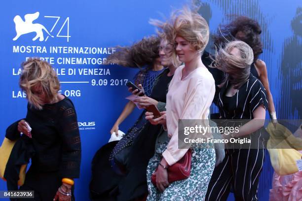 General view of the atmosphere at The 1st Franca Sozzani Award during the 74th Venice Film Festival at Sala Giardino on September 1, 2017 in Venice,...