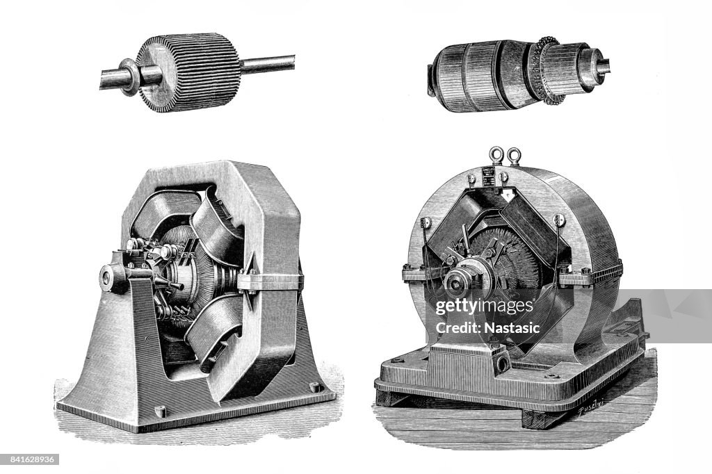 Electrical Machine Figure Electricity Devices Machines High-Res Vector Graphic - Getty Images