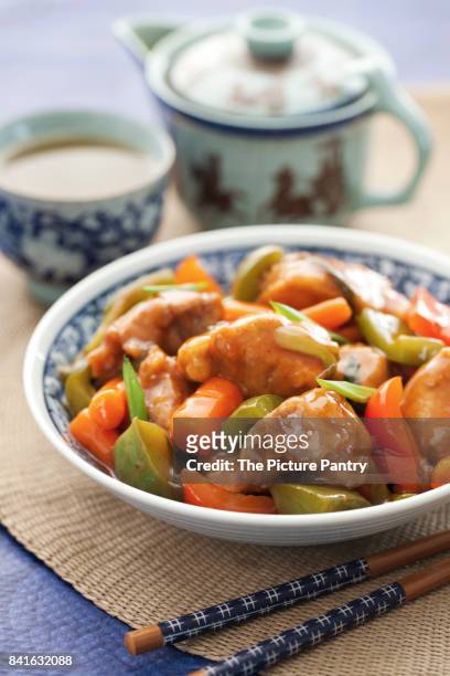 sweet and sour pork - sweet and sour pork ストックフォトと画像
