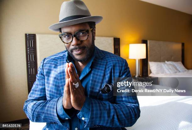 Actor Chad Coleman photographed for NY Daily News on October 7, 2016 in New York City.