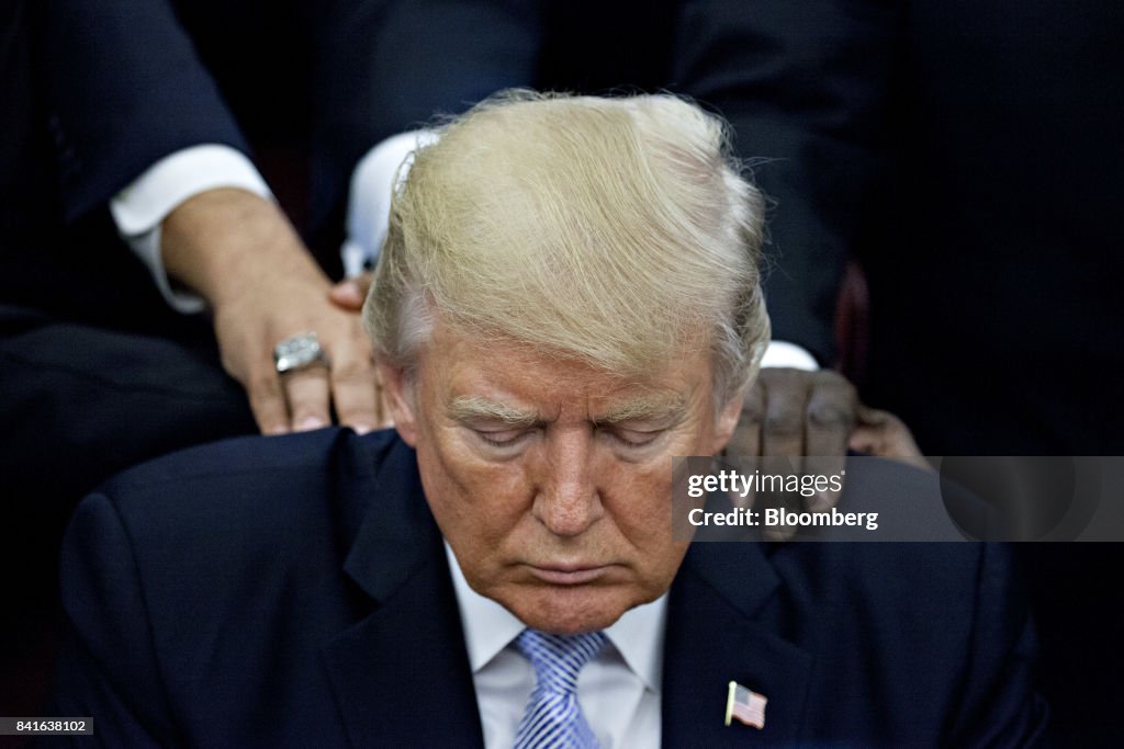 President Trump Declares Sunday A National Day Of Prayer For Hurricane Harvey Victims