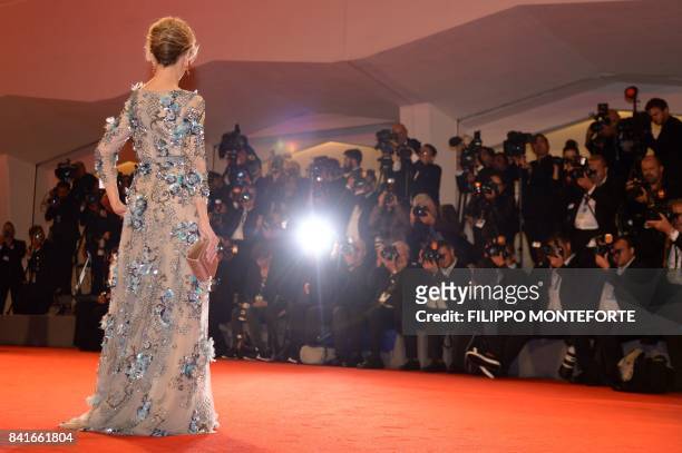 Actress Jane Fonda attends the premiere of the movie "Our Souls at Night" during the 74th Venice Film Festival on September 1, 2017 at Venice Lido. -...