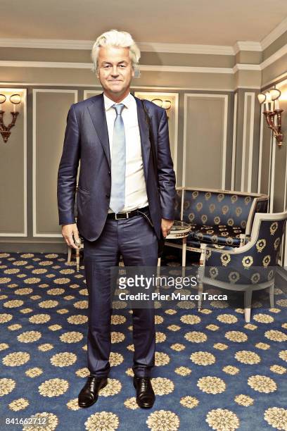 Geert Wilders, member of the Dutch Parliament attends the Ambrosetti International Economic Forum on September 1, 2017 in Cernobbio, Como,...