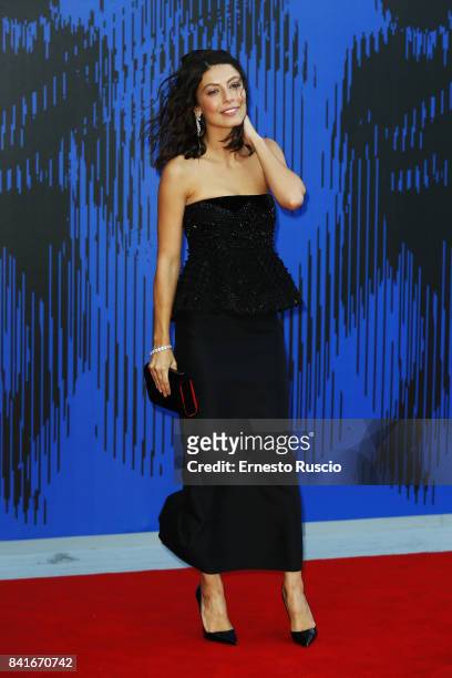 Alessandra Mastronardi attends the The 1st Franca Sozzani Award during the 74th Venice Film Festival at Sala Giardino on September 1, 2017 in Venice,...