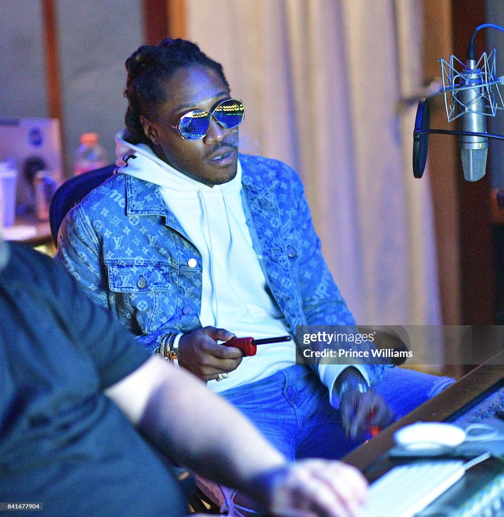 Future Rapper In The Studio Rapper Future seen at Tree Sound Studio on September 1, 2017 in... News ...
