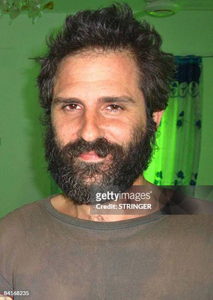 Spanish photographer Jose Cendon is pictured January 4, 2008 following release along with a British reporter, Colin Freeman [not pictured] at...