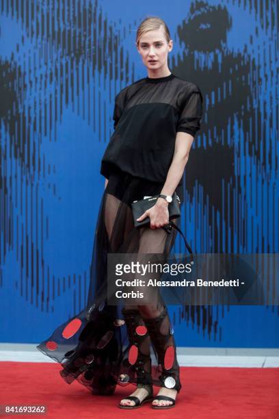 Eva Riccobono attends the The Franca Sozzani Award during the 74th Venice Film Festival at Sala Giardino on September 1, 2017 in Venice, Italy.