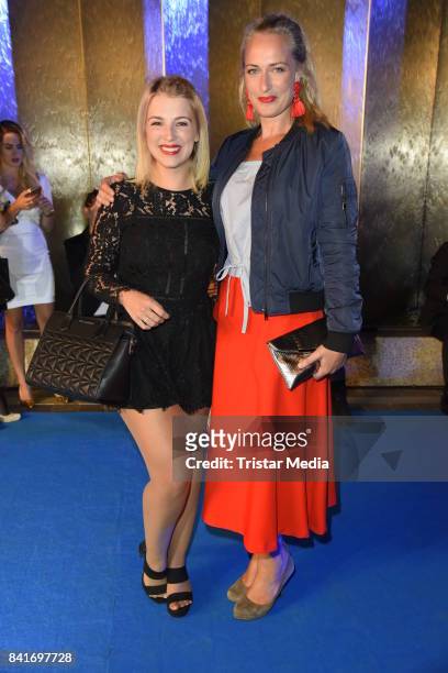 Iris Mareike Steen and Eva Mona Rodekirchen during the Alcatel Entertainment Night feat. Music Meets Media at Sheraton Berlin Grand Hotel Esplanade...