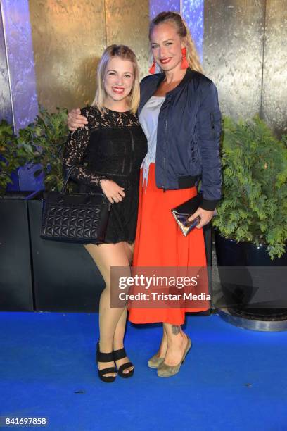 Iris Mareike Steen and Eva Mona Rodekirchen during the Alcatel Entertainment Night feat. Music Meets Media at Sheraton Berlin Grand Hotel Esplanade...