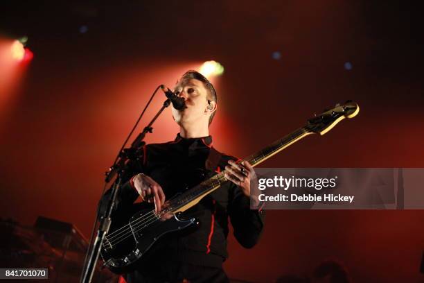 Oliver Sim of The XX performs at Electric Picnic Festival at Stradbally Hall Estate on September 1, 2017 in Laois, Ireland.