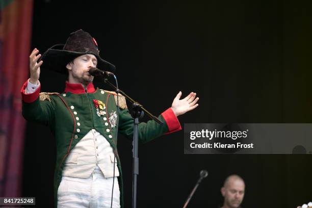 Neil Hannon of The Divine Comedy performs at Electric Picnic Festival at Stradbally Hall Estate on September 1, 2017 in Laois, Ireland.