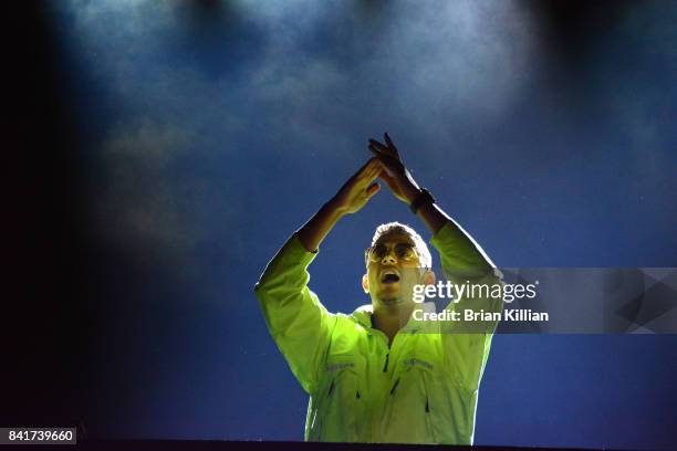 Snake performs at the Electric Zoo Music Festival - Day 1 - at Randall's Island on September 1, 2017 in New York City.