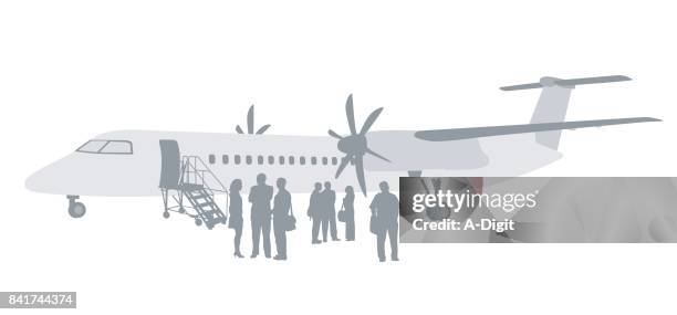 print - airplane first class stock illustrations