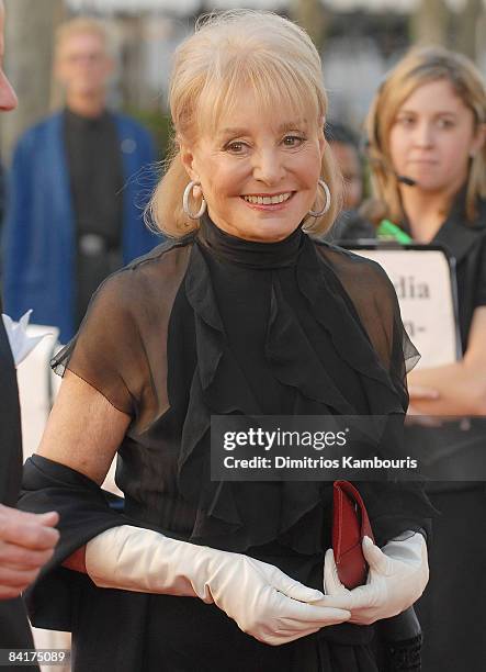 Barbara Walters attends The "Lucia di Lammermoor" The Metropolitan Opera's 2007-2008 Season Opening Night Gala at Lincoln Center on September 24,...