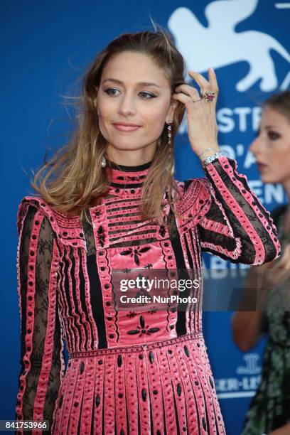 Venice, Italy. 01 September, 2017. Beatrice Borromeo attends the Franca Sozzanzi Award during the 74th Venice Film Festival in Venice, Italy, on...