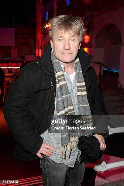 Actor Joerg Schuettauf attends the Berlin premiere of "Age And Beauty" at cinema Kulturbrauerei January 5, 2009 in Berlin, Germany.