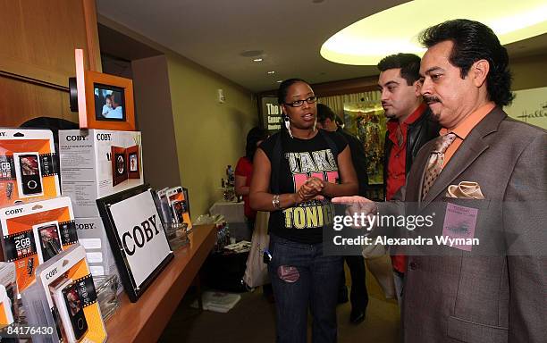 Tigers Del Norte pose at the 9th Annual Latin GRAMMY Awards Gift Lounge held at the Toyota Center on November 11, 2008 in Houston, Texas.