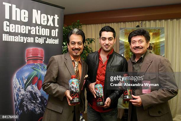 Tigers Del Norte pose at the 9th Annual Latin GRAMMY Awards Gift Lounge held at the Toyota Center on November 11, 2008 in Houston, Texas.