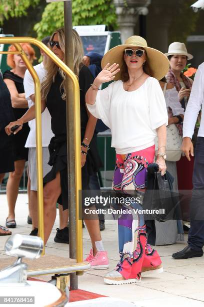 Susan Sarandon is seen during the 74th Venice Film Festival on September 2, 2017 in Venice, Italy.