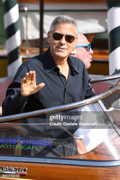 George Clooney is seen during the 74th Venice Film Festival on September 2, 2017 in Venice, Italy.