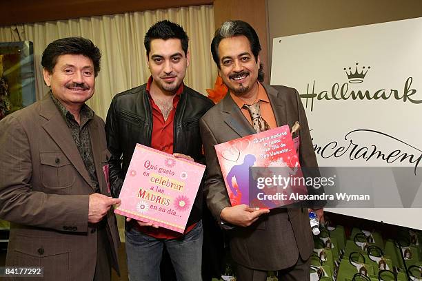 Tigers Del Norte pose at the 9th Annual Latin GRAMMY Awards Gift Lounge held at the Toyota Center on November 11, 2008 in Houston, Texas.