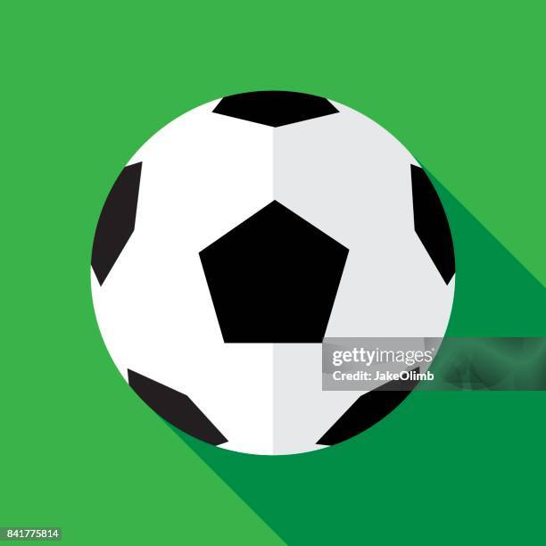 soccerball アイコン フラット - football点のイラスト素材／クリップアート素材／マンガ素材／アイコン素材