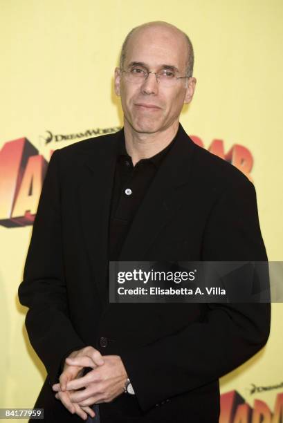 Producer Jeffrey Katzenberg, CEO of Dreamworks, attends "Madagascar: Escape 2 Africa" photocall on November 26, 2008 in Rome, Italy.