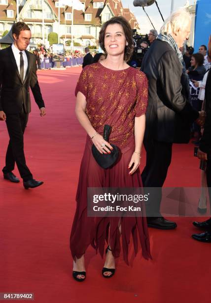 Irene Jacob attends the opening ceremony of the 43rd Deauville American Film Festival on September 1, 2017 in Deauville, France.