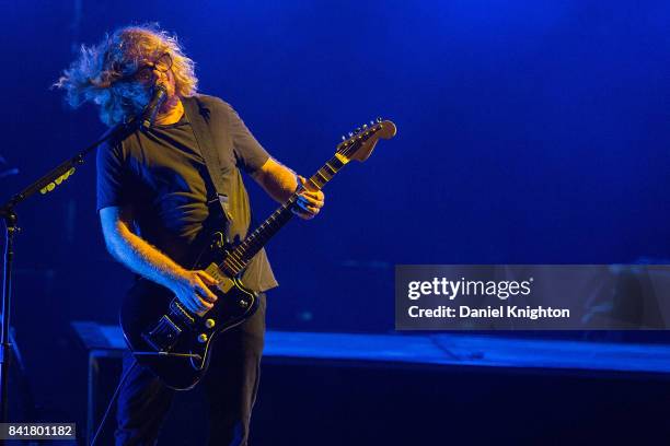 Musician Drew Brown of OneRepublic performs on stage at Mattress Firm Amphitheatre on September 1, 2017 in Chula Vista, California.