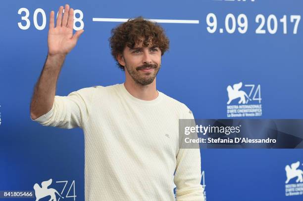 Michele Riondino attends the 'Diva!' photocall during the 74th Venice Film Festival on September 2, 2017 in Venice, Italy.