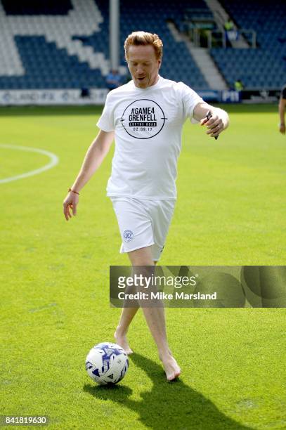 Damian Lewis during the #GAME4GRENFELL at Loftus Road on September 2, 2017 in London, England. The charity football match has been set up to benefit...